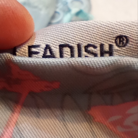 Fadish Light Blue and  Pink Flamingo Print Travel Kit - Picture 7 of 7